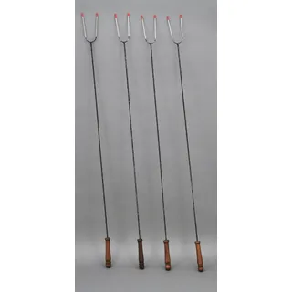 1 Stck. Grillspiess Grillgabel für Feuerschale oder Feuerkorb