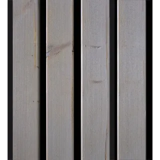 kosche holzwerkstoffe gmbh & co.kg Akustikpaneel HydroLine Braun 2 St. 238 x 56,1 x 2,5 cm