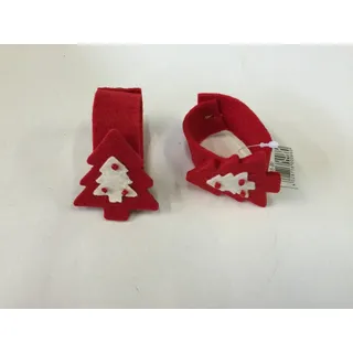 Filz Serviettenring Weihnachten Tannenbaum 6 Stück