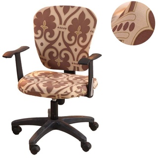 Stuhlhusse Abnehmbare Stretch-Stuhlbezüge für Bürostühle, Lubgitsr