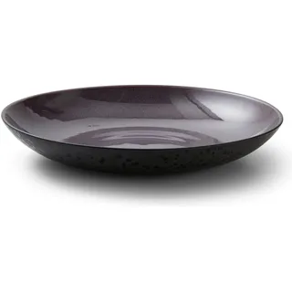 Bitz Servierschale 40 cm schwarz/lila