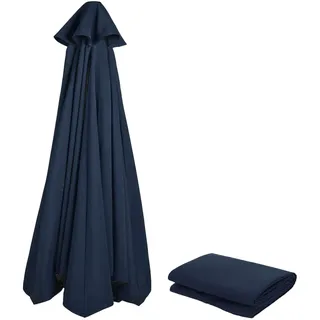 Sonnenschirm Ersatzbezug 3m/350cm/270cm/250cm/230cm/2m Mit 8/6 Streben in Anthrazit/Beige/Dunkelgrün - UV Schutz 80 Windfest Stabil für Strand, Terrasse und Garten Ersatzteile