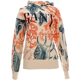 GANT Damen D1. Seashell Sweat Hoodie Kapuzenpullover - S