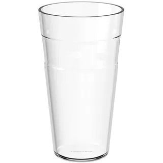 Villeroy & Boch - NewWave Latte-Macchiato-Becher 300 ml Klar, Spülmaschinenfest, Glastasse, Glas für Latte Macchiato, Cappuccino oder Eiskaffee, Kaffeeglas, Trinkglas, Borosilikatglas (Packung mit 6)