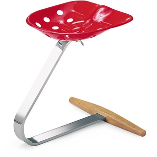 Zanotta - Mezzadro Hocker, rot