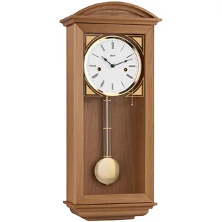 Hermle Pendelwanduhr Regulator Wanduhr Newport Eiche 14 Tage Gangdauer Rundgong- 71025-040141