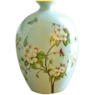 CONGRUI Vase aus Keramik, Dekoration für Wohnzimmer, chinesischer Fernsehschrank, Eingang, Esstisch, Heimdekoration (L)