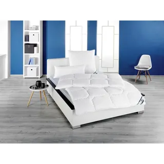 fan Vierjahreszeiten Bettdecke 240 x 220 cm Weiß
