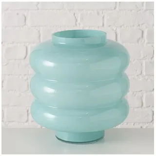 Boltze Vase "Milan" in Türkis - (H)23 x Ø 22 cm