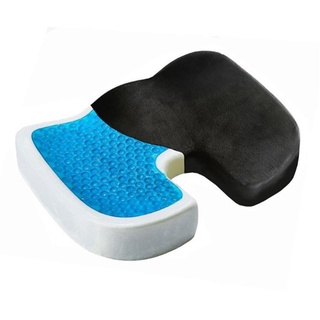 Yolispa Gel Enhanced Memory Foam Sitzkissen Steißbein Steißbein Schmerzlinderung Ergonomisches Sitzkissen für Bürostuhl Autositz