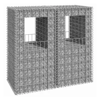 vidaXL Gabionensäulen 50 x 50 x 100 cm