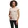 Tee Figurbetontes Baumwoll T-Shirt mit Rundhalsausschnitt kurzen Ärmeln ideal für Alltag Freizeit Veredelung Rosa M