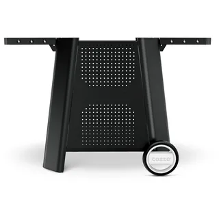 cozze Outdoor-Tisch 127 x 64,5 x 74,5 cm Stahl schwarz