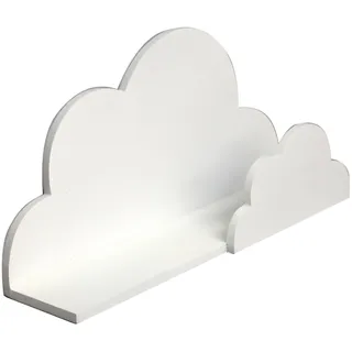 Regal "WOLKE" weiß Baby Kind Deko Dekoration Kinderzimmer Wandregal Wolkenregal