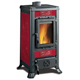 Kaminofen La Nordica Fulvia Keramik Liberty bordeaux 6 kW