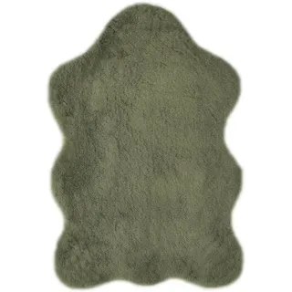 Luxor Living Dekofell Coste dunkelgrün 55x80 cm