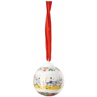 Porzellan-Minikugel 2024-Weihnachtsleuchten 4,5 cm