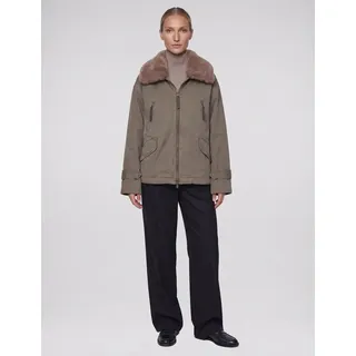 Blonde No.8 Winterjacke TYRA II mit Kunstfell-Kragen braun 36