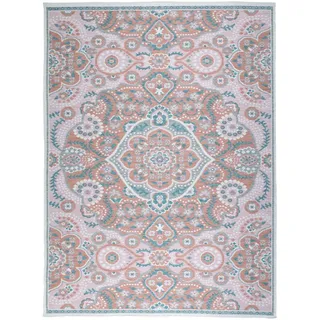 Outdoor Teppich Boho - Vedra Medaillon Rosa - 160x230cm | Wetterfest - Polypropylene - Kitchen - Terrasse teppich - Outdoor rug