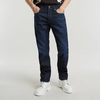 G-Star Mosa Straight Fit Jeans Worn In Hourglass 33 34