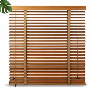 Jalousien Verdunkelung,Holzjalousie Für Fenster,Sichtschutzvorhänge,Wärmedämmung Jalousette,Massivholz Jalousetten Für Innen Außen 45/50/60/70/80/90/100/120cm,50mm Lamellen,W×H-150x130cm/59x51in