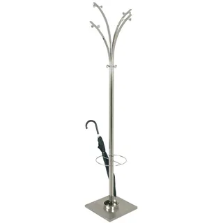 Haku-Möbel Garderobenständer 89776 Silber
