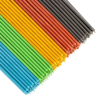 100 Stk. farbige Bienenwachskerzen Kollektion No80: Dünne bunte Stabkerzen, Ritual- und Haushaltskerzen, Tropfkerzen aus reinem Bienenwachs Tischkerzen für stimmungsvolle Rituale 18,5cm.