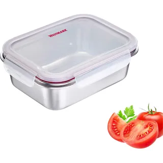 Westmark Edelstahl Lunch Box Frischhaltedose, 1300 ml