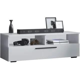 VCM Arila XL Lowboard 115 x 39 x 40 cm Weiß Holz