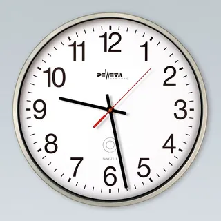 Peweta Funkuhr 30,0 cm 51.130.313 silber