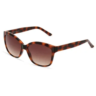 Fielmann LD 032 SUN FA Damen-Sonnenbrille Vollrand Eckig Propionat-Gestell, braun
