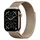 GPS + Cellular 46mm Gold Titanium Milanese Loop gold S/M