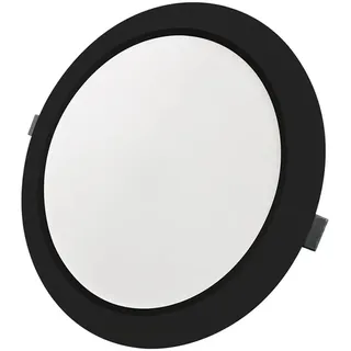 LUXULA Einbauleuchte 6W rund schwarz