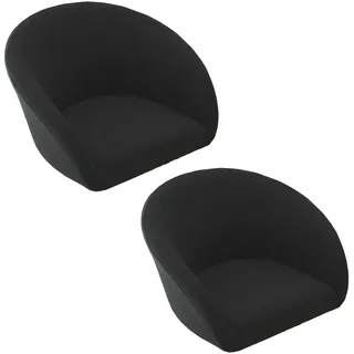 seokor 4/2/1er Set Stuhlhussen Bezüge mit Armlehne, Beige Grau Stretch Barhocker Bezug Universal Hussen, mit lehne Rund Barhocker Abdeckung für Esszimmer, Hotel, Bankett,Bar(B6,2PCS)