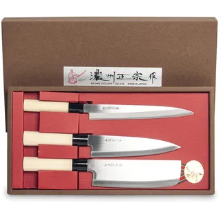 SATAKE [ Sashimi + Gyutou + Nakiri ] 3 japanische Messer, Küchenmesser AUS JAPAN