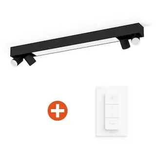 Philips Hue White and Colour Ambiance Centris 4-flg. schwarz