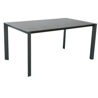 Dehner Alutisch Cleveland, ca. B160/H75/T90 cm, Dunkelgrau