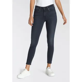Skinny-fit-Jeans LEVI'S "711 Skinny" Gr. 28, Länge 30, blau (lots of love) Damen Jeans Röhrenjeans mit niedrigem Bund