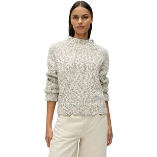 OPUS Strickpullover Damen | Lockere Passform, verkürzte Länge, Funnel Neck - 42