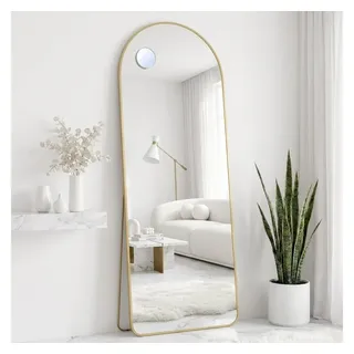 Songmics Standspiegel 50 x 160 cm Gold