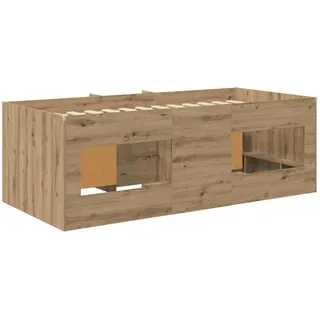 vidaXL Loft Bettgestell 3 Stk. Artisan-Eiche
