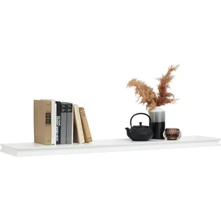 Landscape Wandboard, Weiß, Holzwerkstoff, 120x3.8x23 cm, Bsci, Küchen, Küchenmöbel, Küchenregale