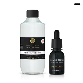 Rituals Duftstäbchen Rituals Velvet Oudh Home Fragrance Duo Refill Set (Kombiniertes Refill Set für luxuriösen Raumduft) weiß