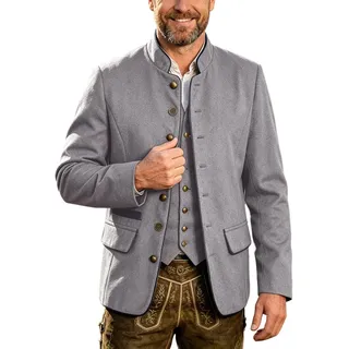 Generisch Trachtenjacke Herren, Trachtensakko Stachus Traditionelles Sakko Trachten Trachtenjanker mit Stehkragen Festlichkeiten