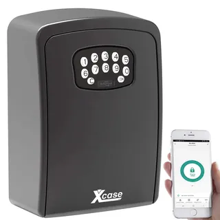 Xcase Mini-Schlüssel-Safe SAF-100.app mit Bluetooth und App 0 x 0 x 0 cm