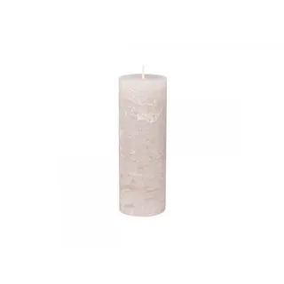 Chic Antique Macon rustikale Stumpenkerze 20 cm rosa