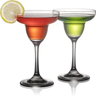 Famanu Margarita-Gläser Set von 2 - Cocktailgläser für Martinis, Manhattans und mehr - 180 ml
