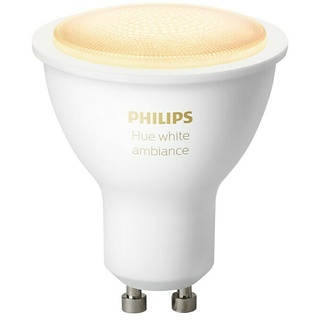 Philips Hue LED-Lampe White Ambiance  (5,7 W, Bedienung von unterwegs, Dimmbar, 1 Stk.)
