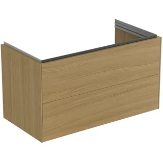 Ideal Standard Möbelwaschtischunterschrank Conca Eiche hell 1000x505x550 mm 2 Auszüge Push-Open mit Softclose-Einzug