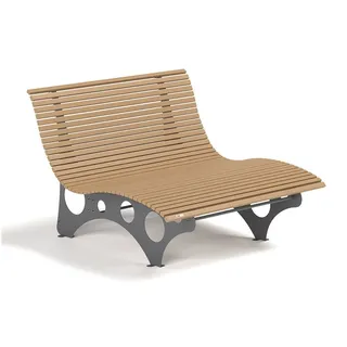 Home Deluxe Wellenliege NIRA Teak
